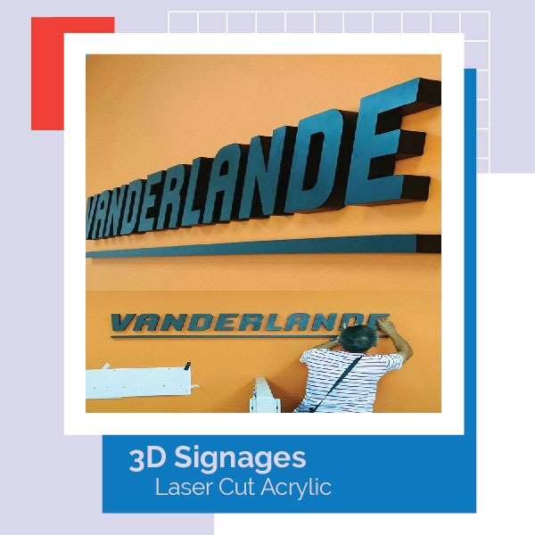 3D Acrylic Sign