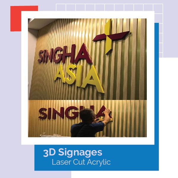 3D Acrylic Sign