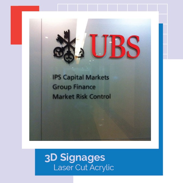 3D Acrylic Sign